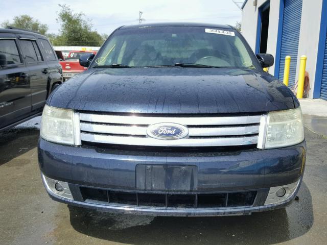 1FAHP24W88G176585 - 2008 FORD TAURUS SEL BLUE photo 9