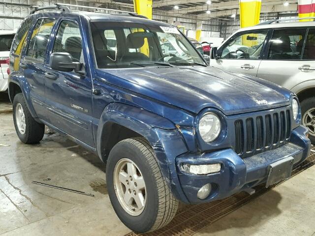 1J8GL58K92W296699 - 2002 JEEP LIBERTY LI BLUE photo 1