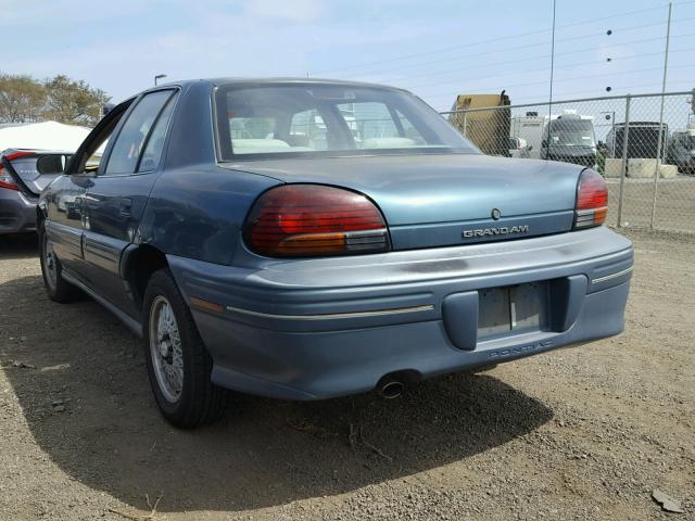 1G2NE52M1VM538022 - 1997 PONTIAC GRAND AM S GREEN photo 3