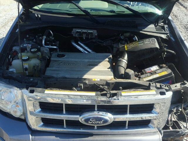 1FMCU49HX8KA79772 - 2008 FORD ESCAPE HEV GRAY photo 7