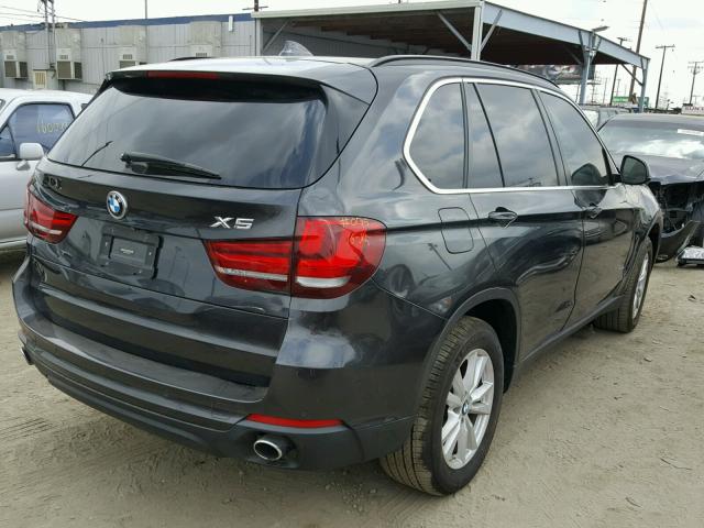 5UXKR0C53E0K51462 - 2014 BMW X5 XDRIVE3 GRAY photo 4