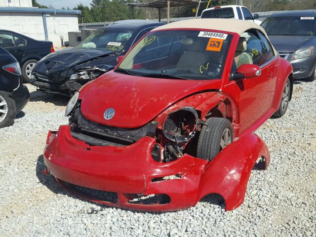 3VWRF31Y26M324923 - 2006 VOLKSWAGEN NEW BEETLE 红色 照片 2