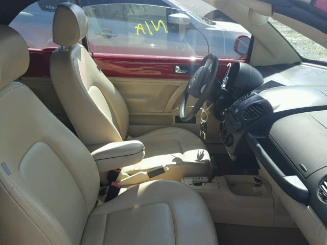 3VWRF31Y26M324923 - 2006 VOLKSWAGEN NEW BEETLE 红色 照片 5