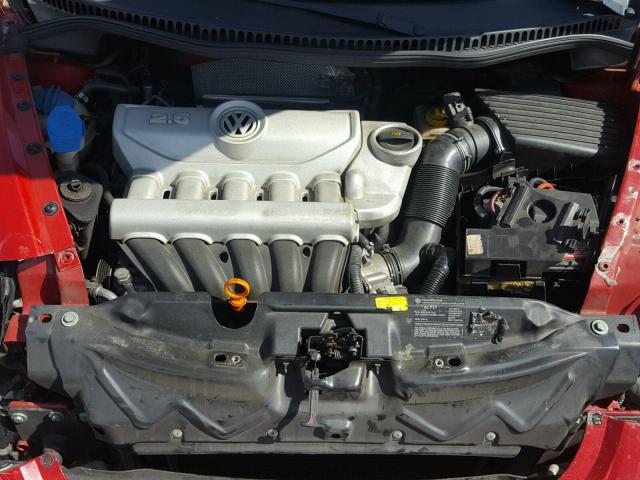 3VWRF31Y26M324923 - 2006 VOLKSWAGEN NEW BEETLE 红色 照片 7