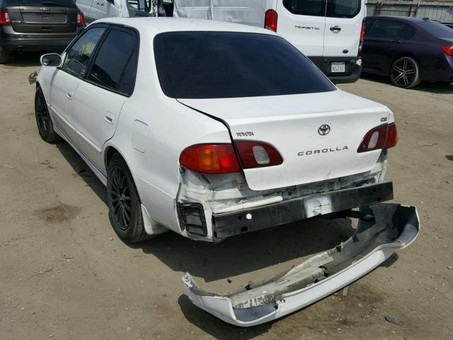 1NXBR18E3WZ058296 - 1998 TOYOTA COROLLA VE WHITE photo 3