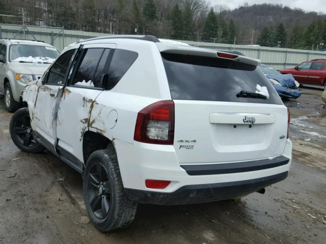 1C4NJDEBXFD356509 - 2015 JEEP COMPASS LA WHITE photo 3