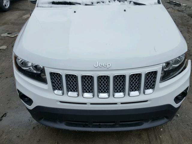 1C4NJDEBXFD356509 - 2015 JEEP COMPASS LA WHITE photo 7