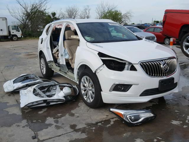 LRBFXBSA8HD222179 - 2017 BUICK ENVISION E WHITE photo 1