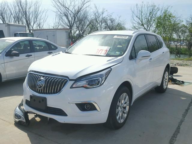 LRBFXBSA8HD222179 - 2017 BUICK ENVISION E WHITE photo 2