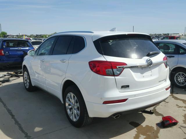 LRBFXBSA8HD222179 - 2017 BUICK ENVISION E WHITE photo 3