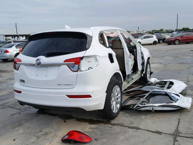 LRBFXBSA8HD222179 - 2017 BUICK ENVISION E WHITE photo 4