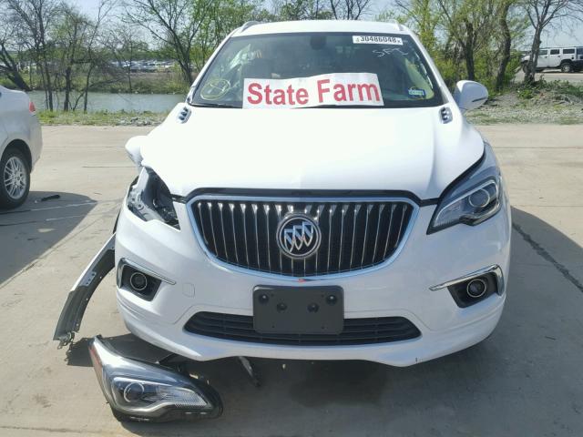 LRBFXBSA8HD222179 - 2017 BUICK ENVISION E WHITE photo 9