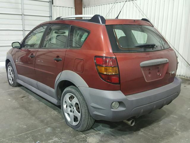 5Y2SL65808Z421452 - 2008 PONTIAC VIBE RED photo 3