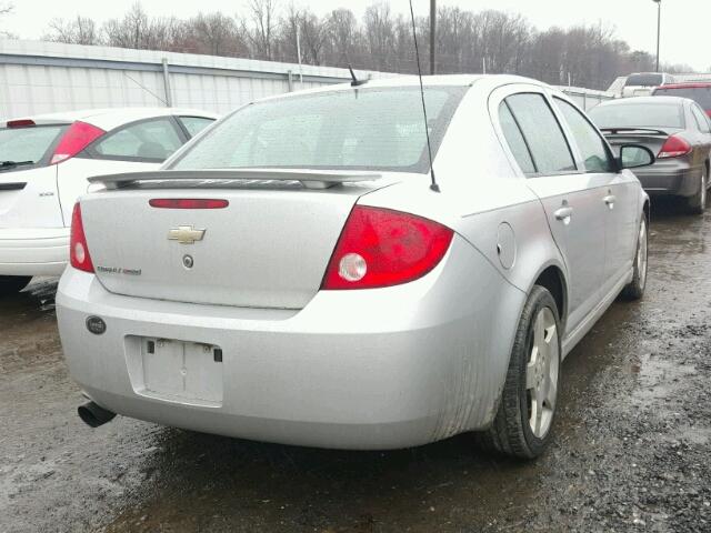 1G1AM58B287262626 - 2008 CHEVROLET COBALT SPO SILVER photo 4