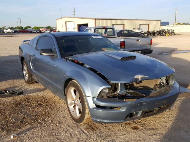 1ZVFT82H175250313 - 2007 FORD MUSTANG GT BLUE photo 1