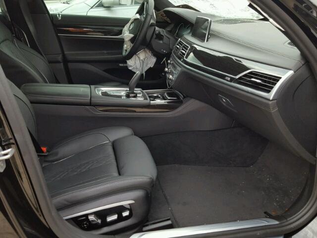 WBA7F0C53HGM21389 - 2017 BMW 750 I BLACK photo 5