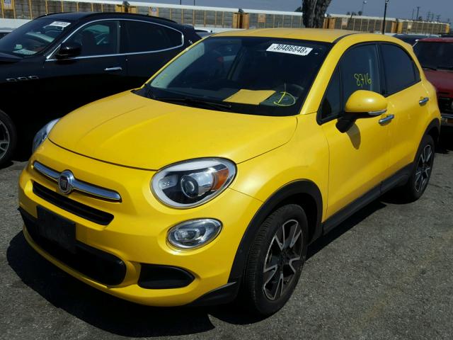 ZFBCFXBT1GP385892 - 2016 FIAT 500X EASY YELLOW photo 2