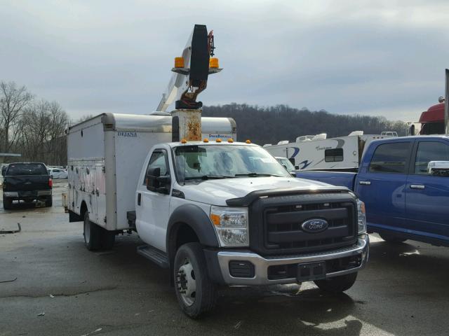 1FDUF4GY7FEB45319 - 2015 FORD F450 SUPER WHITE photo 1