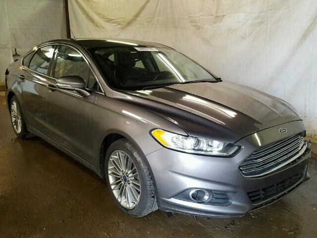 3FA6P0H9XDR261687 - 2013 FORD FUSION SE GRAY photo 1