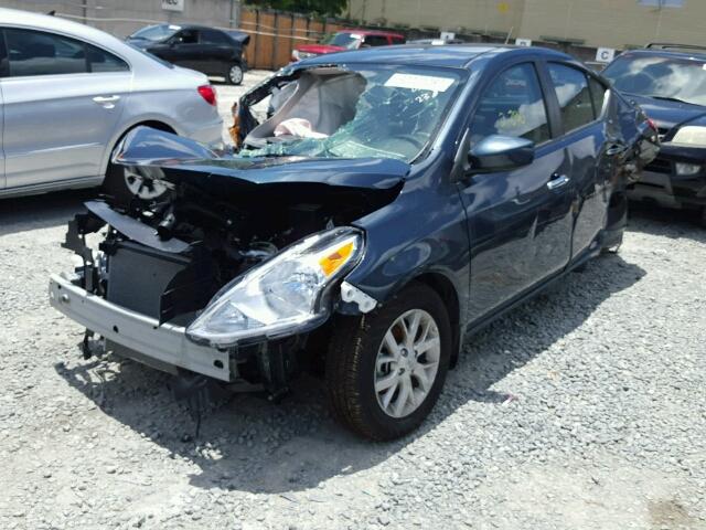 3N1CN7AP0HL823760 - 2017 NISSAN VERSA S GRAY photo 2