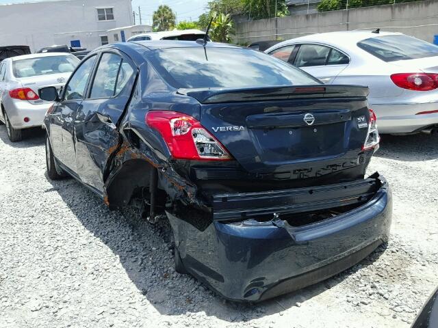 3N1CN7AP0HL823760 - 2017 NISSAN VERSA S GRAY photo 3