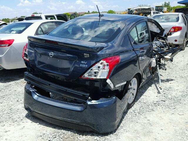 3N1CN7AP0HL823760 - 2017 NISSAN VERSA S GRAY photo 4