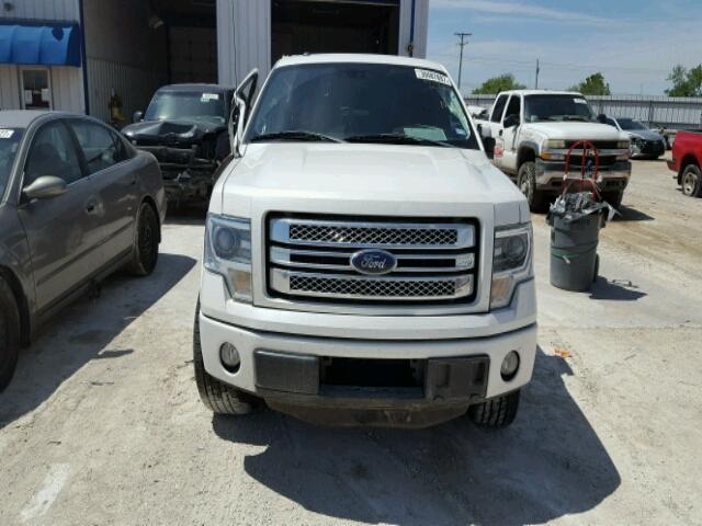 1FTFW1CT3DFB20382 - 2013 FORD F150 SUPER WHITE photo 9