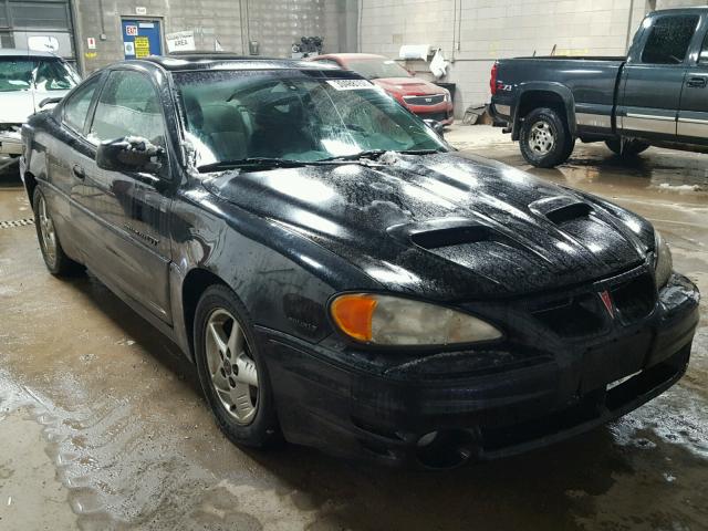 1G2NW12E22C218854 - 2002 PONTIAC GRAND AM G BLACK photo 1