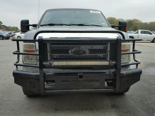 1FTSW21R09EA18644 - 2009 FORD F250 SUPER GRAY photo 10