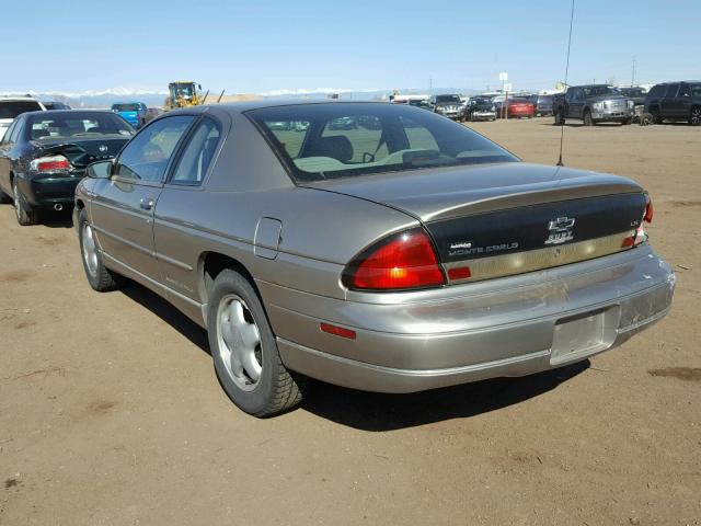 2G1WW12M9X9182496 - 1999 CHEVROLET MONTE CARL 棕色 照片 3