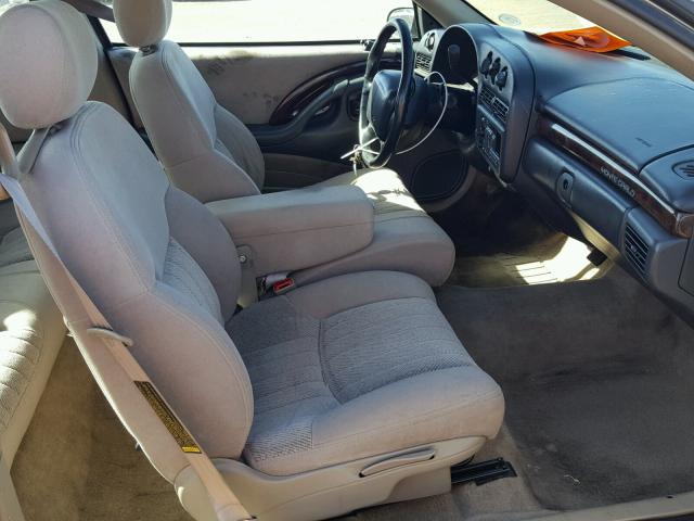 2G1WW12M9X9182496 - 1999 CHEVROLET MONTE CARL 棕色 照片 5