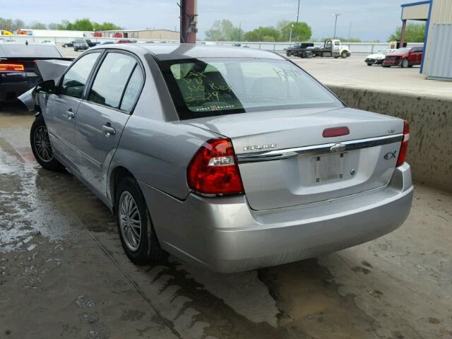 1G1ZS58FX7F308686 - 2007 CHEVROLET MALIBU LS 银色 照片 3