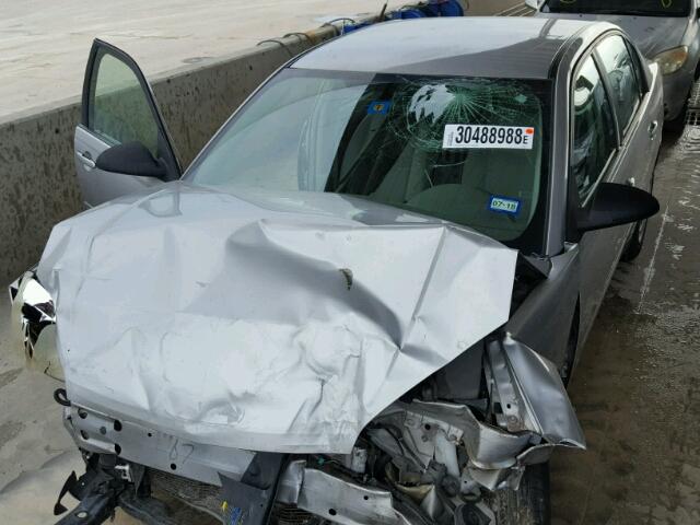 1G1ZS58FX7F308686 - 2007 CHEVROLET MALIBU LS 银色 照片 9