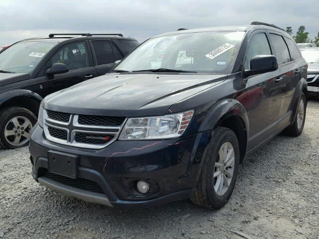 3C4PDCBB5ET304082 - 2014 DODGE JOURNEY SX BLACK photo 2