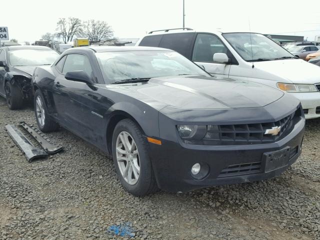 2G1FB1E38D9137799 - 2013 CHEVROLET CAMARO LT BLACK photo 1