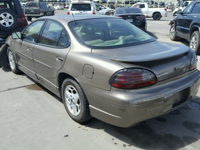 1G2WP52K31F263362 - 2001 PONTIAC GRAND PRIX 棕色 照片 3
