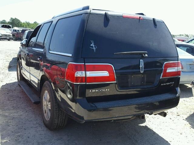 5LMJJ2H55AEJ04347 - 2010 LINCOLN NAVIGATOR BLACK photo 3