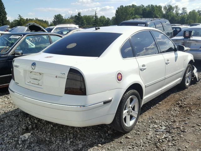 WVWTH63B94P100052 - 2004 VOLKSWAGEN PASSAT GLX 白色 照片 4