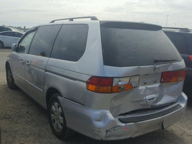 5FNRL18613B013133 - 2003 HONDA ODYSSEY EX SILVER photo 3