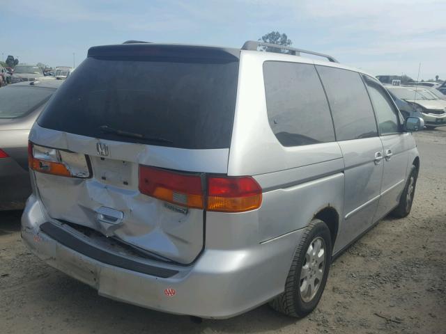 5FNRL18613B013133 - 2003 HONDA ODYSSEY EX SILVER photo 4