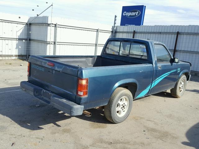 1B7FL26G9SW918962 - 1995 DODGE DAKOTA GREEN photo 4