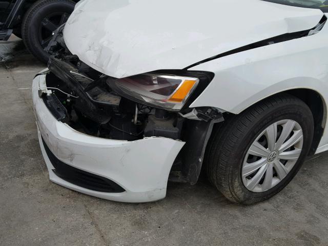 3VW2K7AJ0EM310086 - 2014 VOLKSWAGEN JETTA BASE 白色 照片 9