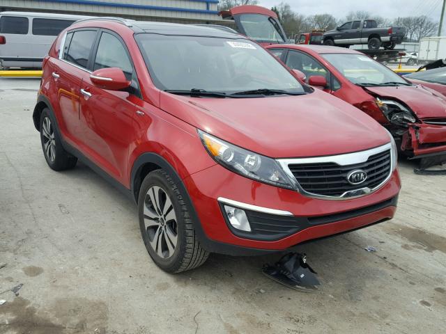 KNDPCCA29B7084840 - 2011 KIA SPORTAGE E RED photo 1