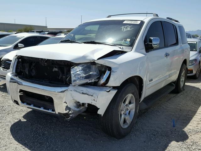 5N1AA08A06N742369 - 2006 NISSAN ARMADA SE WHITE photo 2