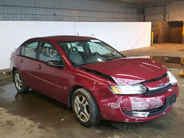 1G8AL52F84Z133336 - 2004 SATURN ION LEVEL MAROON photo 1
