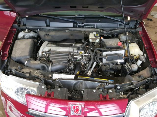1G8AL52F84Z133336 - 2004 SATURN ION LEVEL MAROON photo 7