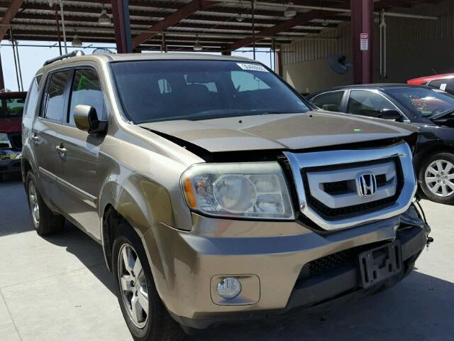 5FNYF3H61BB030401 - 2011 HONDA PILOT EXL GOLD photo 1