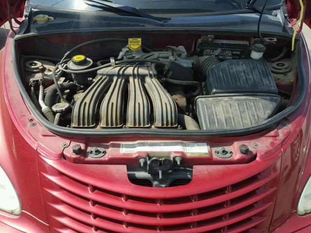 3C4FY48B74T208773 - 2004 CHRYSLER PT CRUISER RED photo 7