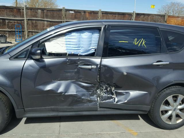 4S4WX85D874408681 - 2007 SUBARU B9 TRIBECA GRAY photo 9