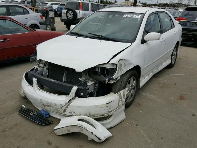 1NXBR32E26Z708238 - 2006 TOYOTA COROLLA CE WHITE photo 2